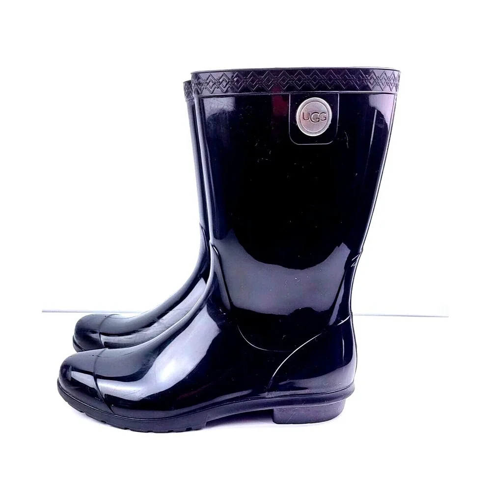 WOMEN'S UGG SIENNA BLACK BOOTS -‎ Size 7